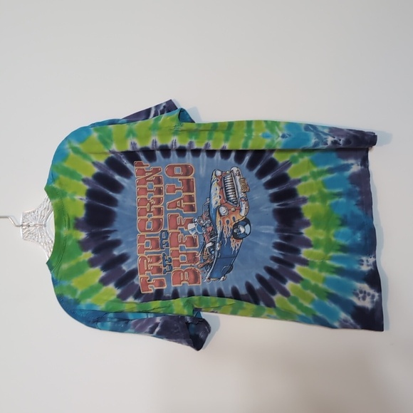 Grateful Dead Sundog y2k 2006 Truckin to Buffalo NY Graphic Tie Dye T Shirt - Picture 7 of 7